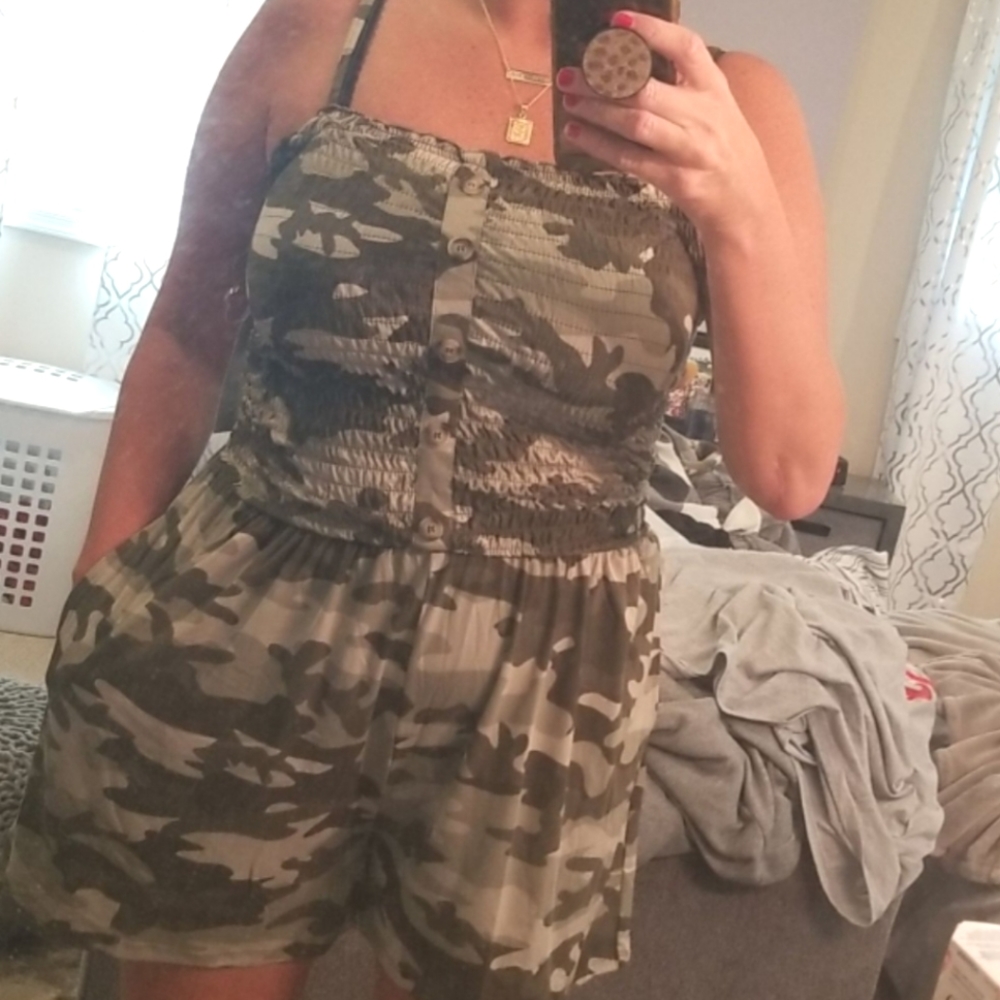 Camo romper